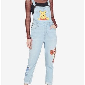 DISNEY Winnie The Pooh Girls Mom Jean Overallssize 2